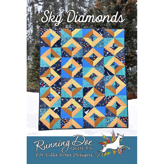Sky Diamonds Quilt Pattern - Villa Rosa Designs from Fort Worth Fabric Studio
