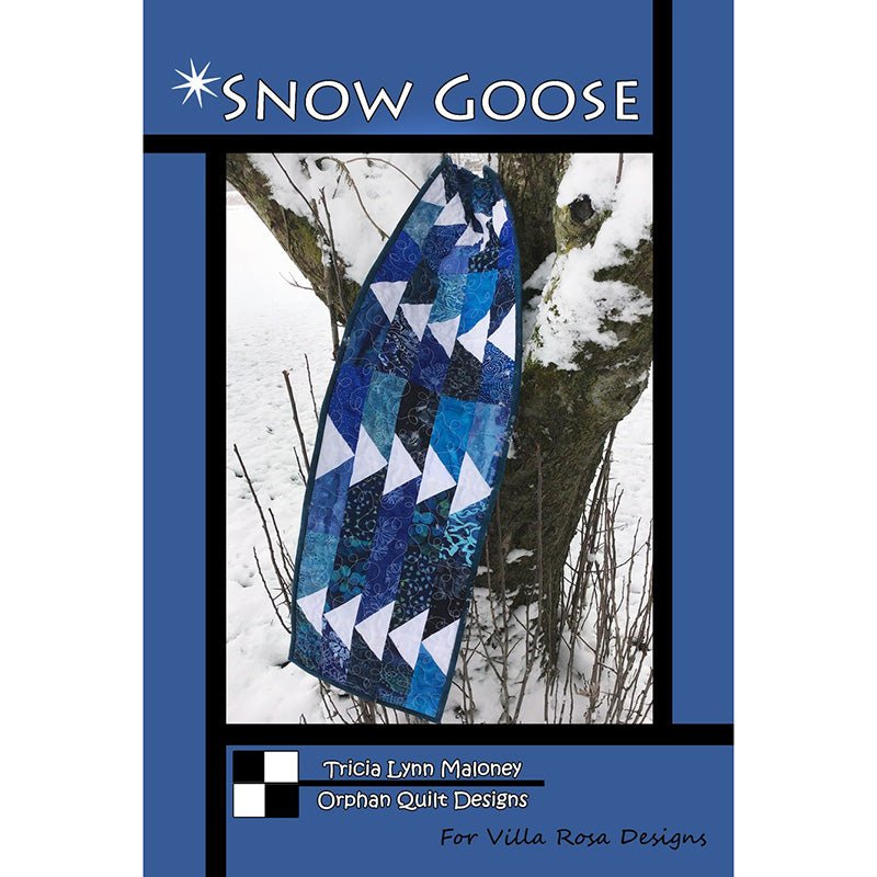Snow Goose Table Runner Pattern PDF Download - Villa Rosa Designs from Fort Worth Fabric Studio