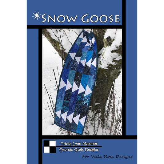 Snow Goose Table Runner Pattern PDF Download - Villa Rosa Designs from Fort Worth Fabric Studio