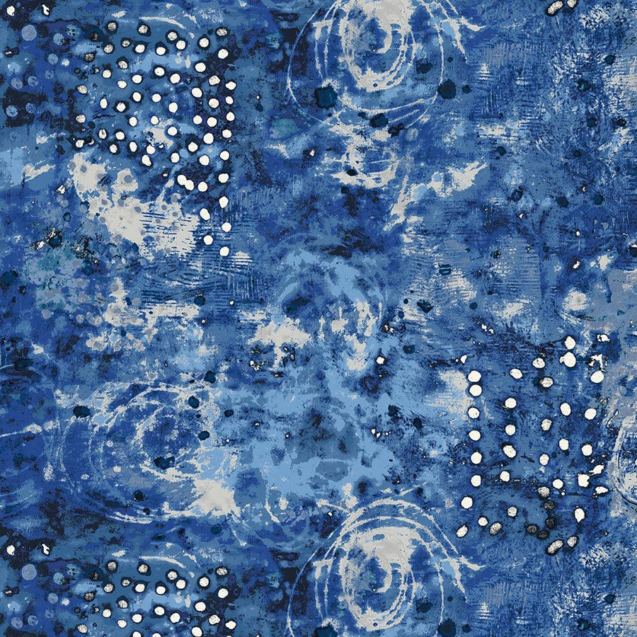 Spotted Graffiti Weather Map - Windham from Fort Worth Fabric Studio