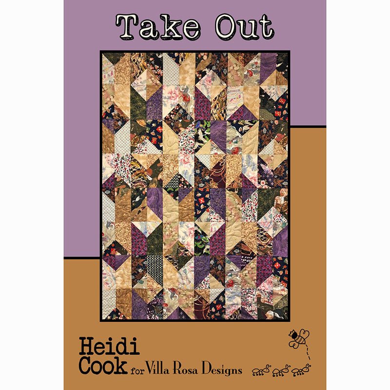 Take Out Quilt Pattern PDF Download - Villa Rosa Designs from Fort Worth Fabric Studio