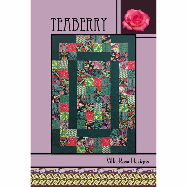 Teaberry Quilt Pattern PDF Download - Villa Rosa Designs from Fort Worth Fabric Studio