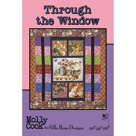 Through the Window Quilt Pattern - Villa Rosa Designs from Fort Worth Fabric Studio