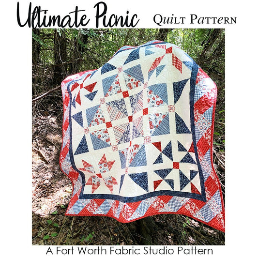 Ultimate Picnic Quilt Pattern PDF Download - Fort Worth Fabric Studio from Fort Worth Fabric Studio