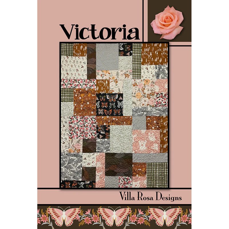 Victoria Quilt Pattern PDF Download - Villa Rosa Designs from Fort Worth Fabric Studio