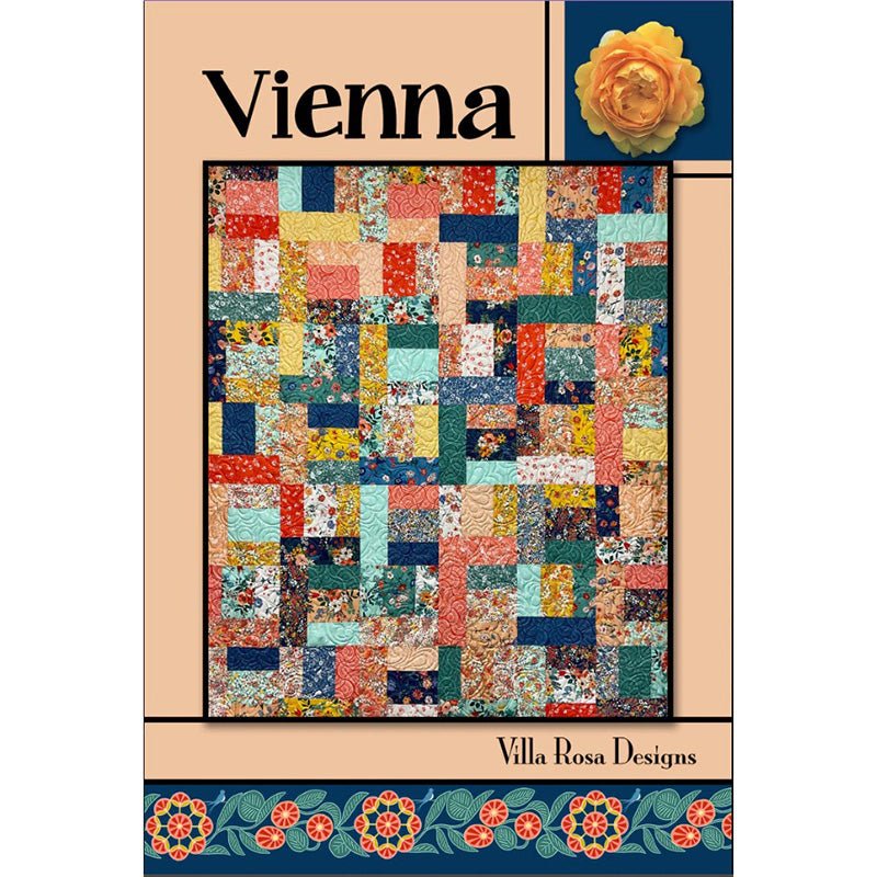 Vienna Quilt Pattern - Villa Rosa Designs from Fort Worth Fabric Studio