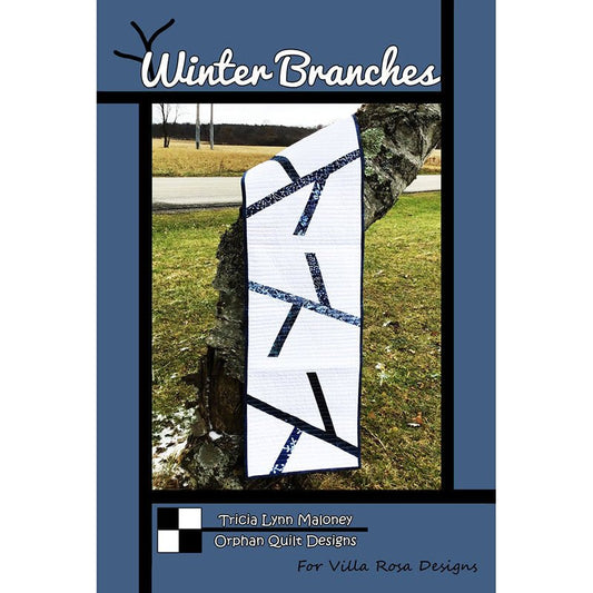 Winter Branches Table Runner Pattern - Villa Rosa Designs from Fort Worth Fabric Studio