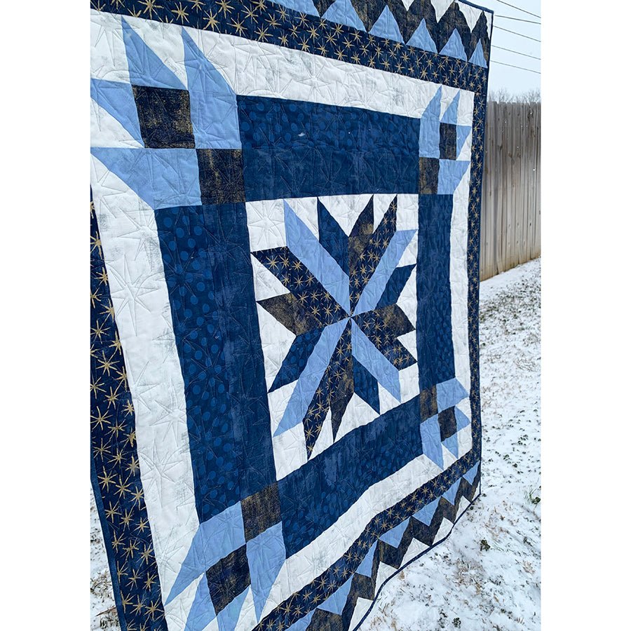 Winter's Frost Quilt Pattern PDF Download from Fort Worth Fabric Studio - Fort Worth Fabric Studio