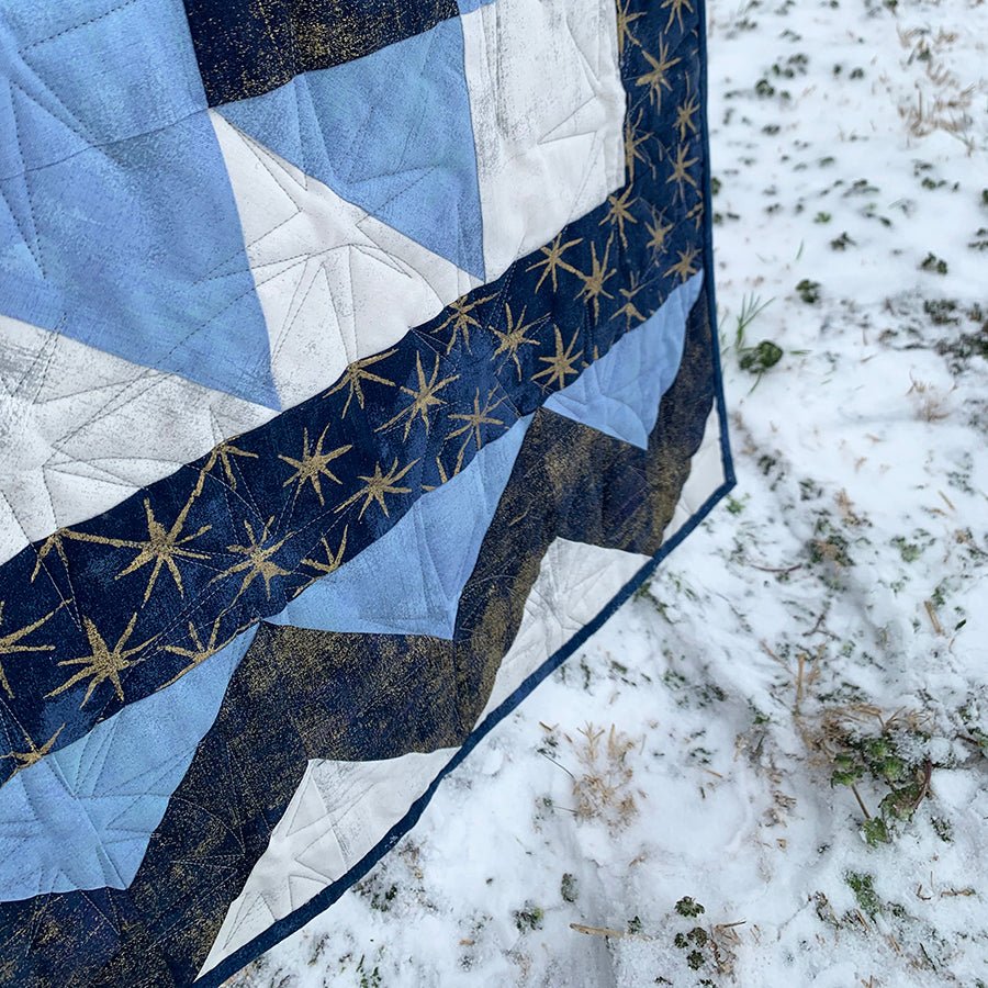 Winter's Frost Quilt Pattern PDF Download from Fort Worth Fabric Studio - Fort Worth Fabric Studio