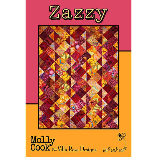 Zazzy Quilt Pattern PDF Download - Villa Rosa Designs from Fort Worth Fabric Studio