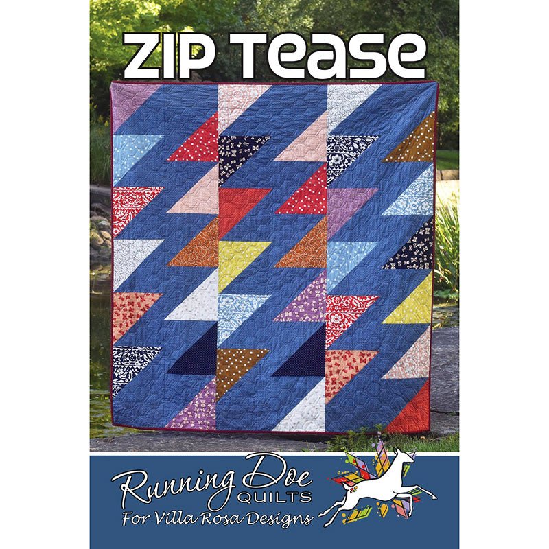 Zip Tease Quilt Pattern Pattern by Villa Rosa Designs